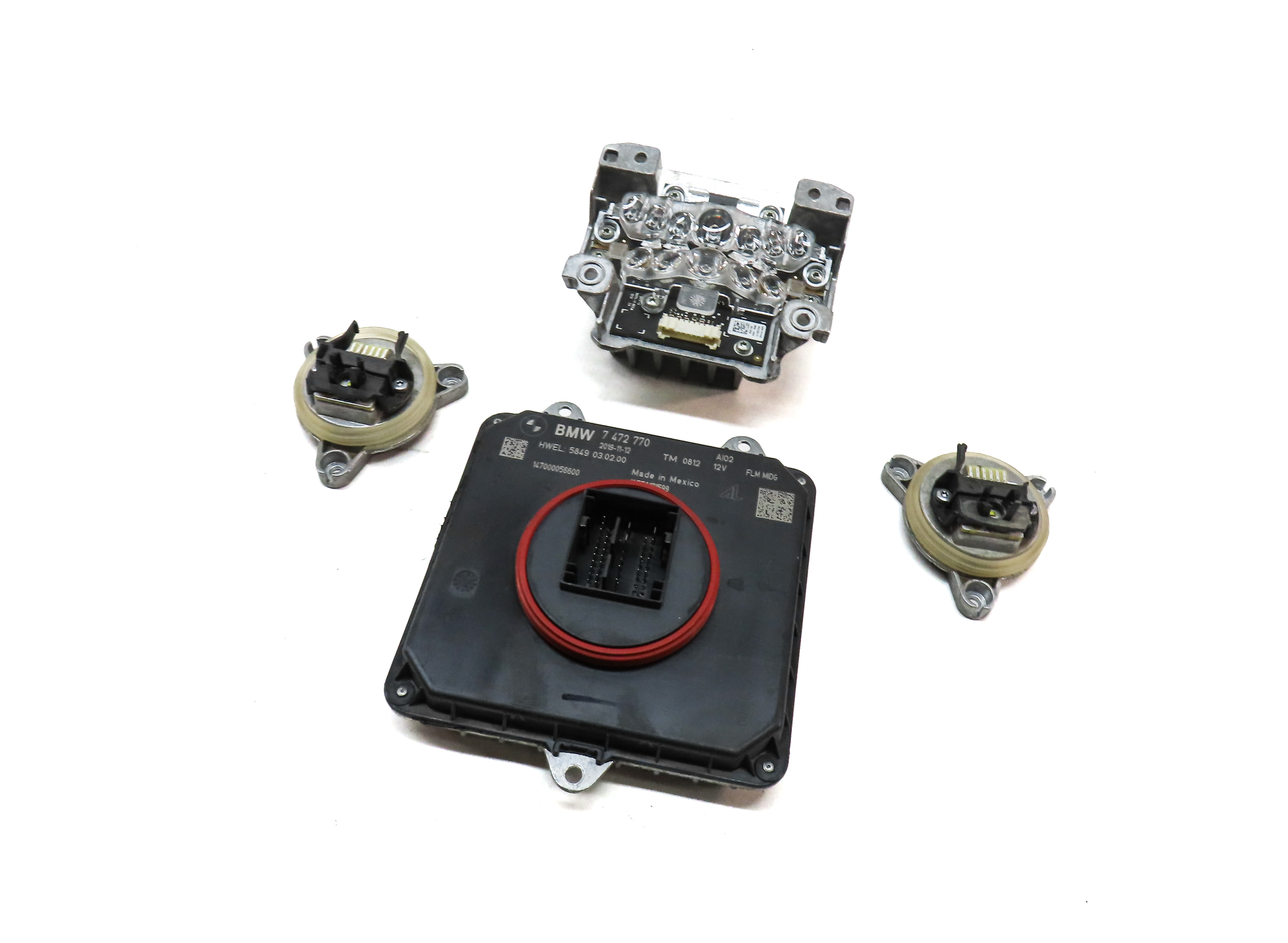 2020 BMW X3 (G01) LED HEADLIGHT HEAD LIGHT LAMP & CONTROL MODULE SET 4 — exact item pictured